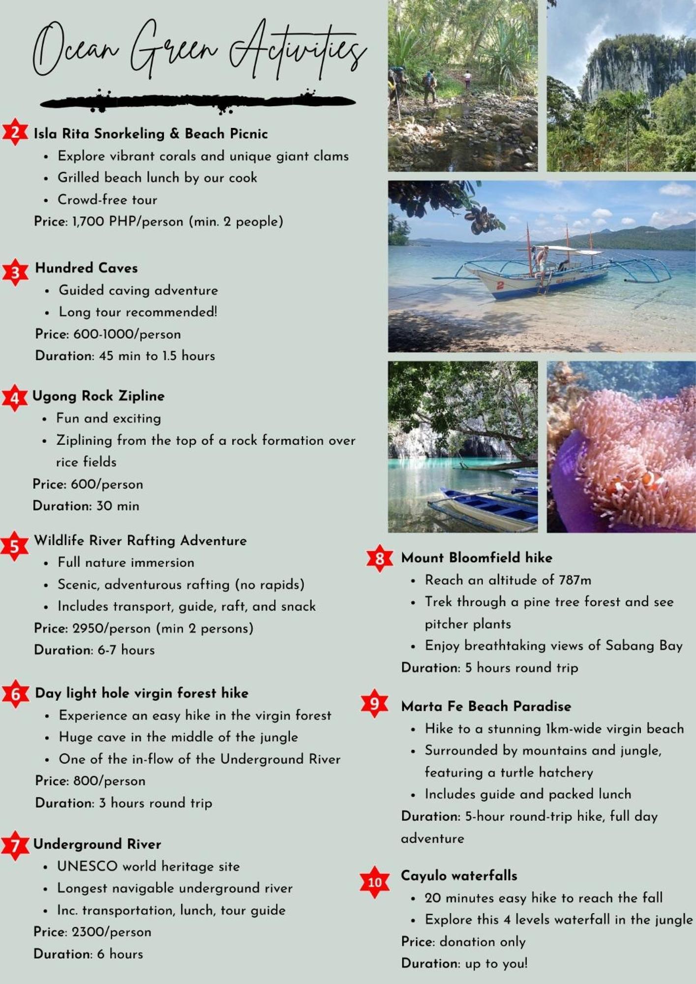 Ocean Green Eco Lodge Puerto Princesa Exterior photo